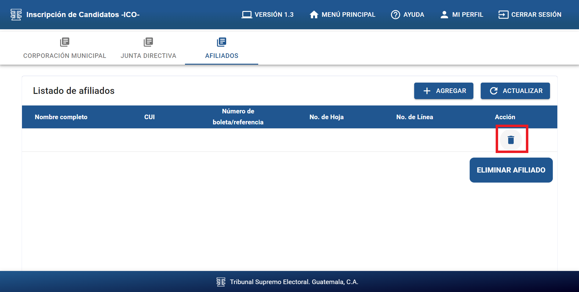 Fomulario De Inscripción (Comités Cívicos) | Ayuda Del Portal Web TSE